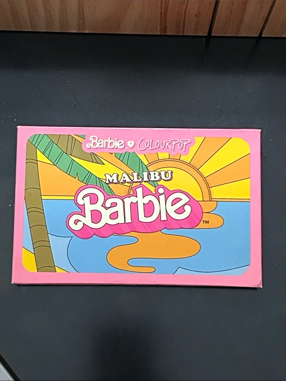 Barbie ColourPop Malibu Eyeshadow Palette - Pink, Blue, Yellow, Orange, Green